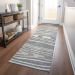 Addison Rugs Chantille Gray 2'3" x 7'6" Runner Room Scene