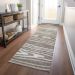 Addison Rugs Chantille Taupe 2'3" x 7'6" Runner Room Scene
