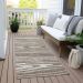 Addison Rugs Chantille Taupe 2'3" x 7'6" Runner Room Scene