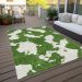 Addison Rugs Chantille Green 5'0" x 7'6" Room Scene