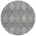 Addison Rugs Chantille Gray 8'0" x 8'0" Round Collection