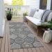 Addison Rugs Chantille Gray 2'3" x 7'6" Runner Room Scene