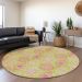 Addison Rugs Chantille Lime 8'0" x 8'0" Round Room Scene
