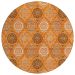 Addison Rugs Chantille Orange 8'0" x 8'0" Round Collection