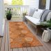 Addison Rugs Chantille Orange 2'3" x 7'6" Runner Room Scene