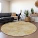 Addison Rugs Chantille Gold 8'0" x 8'0" Round Room Scene