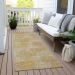 Addison Rugs Chantille Gold 2'3" x 7'6" Runner Room Scene
