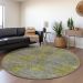 Addison Rugs Chantille Gray 8'0" x 8'0" Round Room Scene