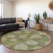 Addison Rugs Chantille Green 8'0" x 8'0" Round Room Scene