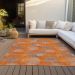 Addison Rugs Chantille Orange 9'0" x 12'0" Room Scene