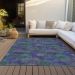 Addison Rugs Chantille Purple 8'0" x 10'0" Room Scene