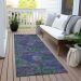 Addison Rugs Chantille Purple 2'3" x 7'6" Runner Room Scene