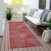 Addison Rugs Chantille Red 2'3" x 7'6" Runner Room Scene