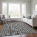 Addison Rugs Chantille Black 2'6" x 3'10" Room Scene