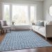 Addison Rugs Chantille Denim 10'0" x 14'0" Room Scene
