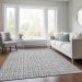 Addison Rugs Chantille Gray 2'6" x 3'10" Room Scene
