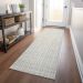 Addison Rugs Chantille Ivory 2'3" x 7'6" Runner Room Scene