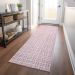 Addison Rugs Chantille Pink 2'3" x 7'6" Runner Room Scene