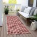 Addison Rugs Chantille Red 2'3" x 7'6" Runner Room Scene