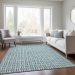Addison Rugs Chantille Teal 2'6" x 3'10" Room Scene