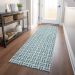 Addison Rugs Chantille Teal 2'3" x 7'6" Runner Room Scene
