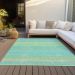 Addison Rugs Chantille Aqua 2'6" x 3'10" Room Scene