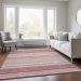 Addison Rugs Chantille Pink 8'0" x 10'0" Room Scene