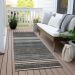 Addison Rugs Chantille Taupe 2'3" x 7'6" Runner Room Scene