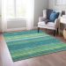 Addison Rugs Chantille Teal 2'6" x 3'10" Room Scene