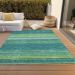 Addison Rugs Chantille Teal 2'6" x 3'10" Room Scene