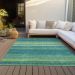 Addison Rugs Chantille Teal 2'6" x 3'10" Room Scene