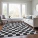Addison Rugs Chantille Black 2'6" x 3'10" Room Scene