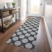 Addison Rugs Chantille Charcoal 2'3" x 7'6" Runner Room Scene
