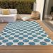 Addison Rugs Chantille Teal 2'6" x 3'10" Room Scene