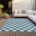 Addison Rugs Chantille Teal 2'6" x 3'10" Room Scene