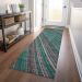 Addison Rugs Chantille Emerald 2'3" x 7'6" Runner Room Scene