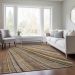 Addison Rugs Chantille Taupe 5'0" x 7'6" Room Scene