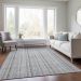 Addison Rugs Chantille Silver 9'0" x 12'0" Room Scene