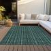 Addison Rugs Chantille Teal 8'0" x 10'0" Room Scene