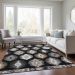 Addison Rugs Chantille Black 5'0" x 7'6" Room Scene