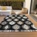 Addison Rugs Chantille Black 5'0" x 7'6" Room Scene