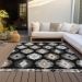 Addison Rugs Chantille Black 5'0" x 7'6" Room Scene