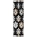 Addison Rugs Chantille Black 2'3" x 7'6" Runner Collection