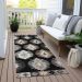 Addison Rugs Chantille Black 2'3" x 7'6" Runner Room Scene