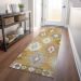 Addison Rugs Chantille Gold 2'3" x 7'6" Runner Room Scene