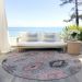Addison Rugs Chantille Gray 8'0" x 8'0" Round Room Scene