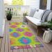Addison Rugs Chantille Lime 2'3" x 7'6" Runner Room Scene
