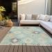 Addison Rugs Chantille Mint 8'0" x 10'0" Room Scene