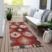Addison Rugs Chantille Red 2'3" x 7'6" Runner Room Scene