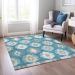Addison Rugs Chantille Teal 5'0" x 7'6" Room Scene